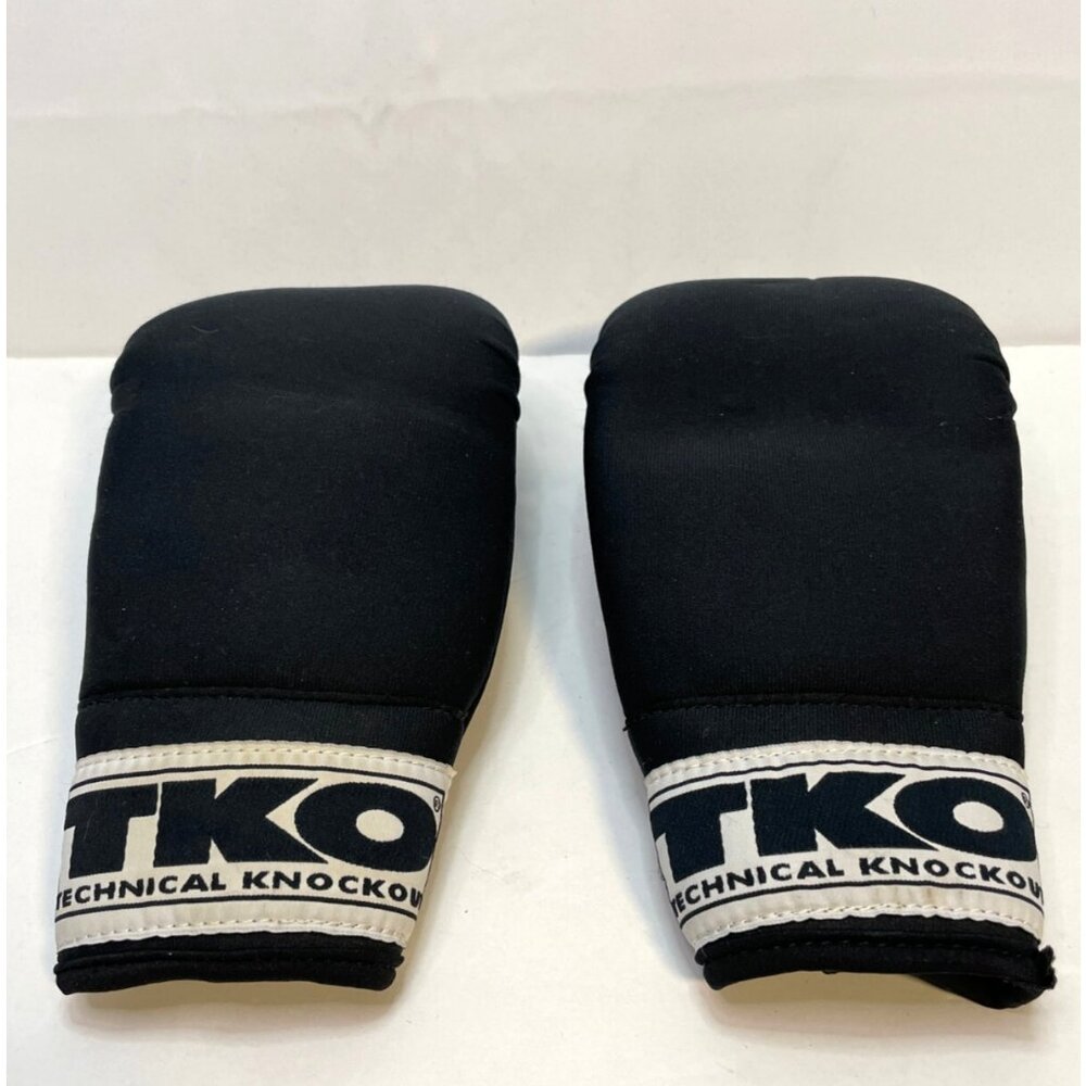 TKO Boxing Gloves womens 501NBW sparring training lightweight black
